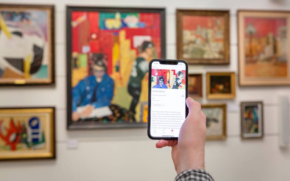 Bloomberg Connects in the gallery