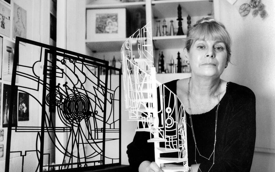 Anne-Katrin Purkiss [b.1959), Wendy Ramshaw, at her home, London