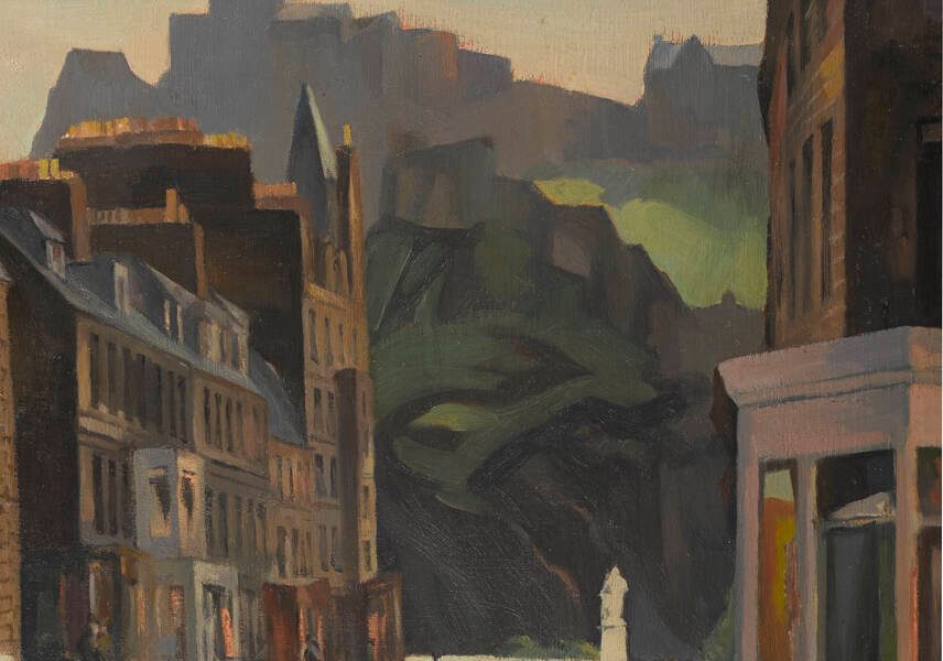 William Crozier, Edinburgh From Castle Street
